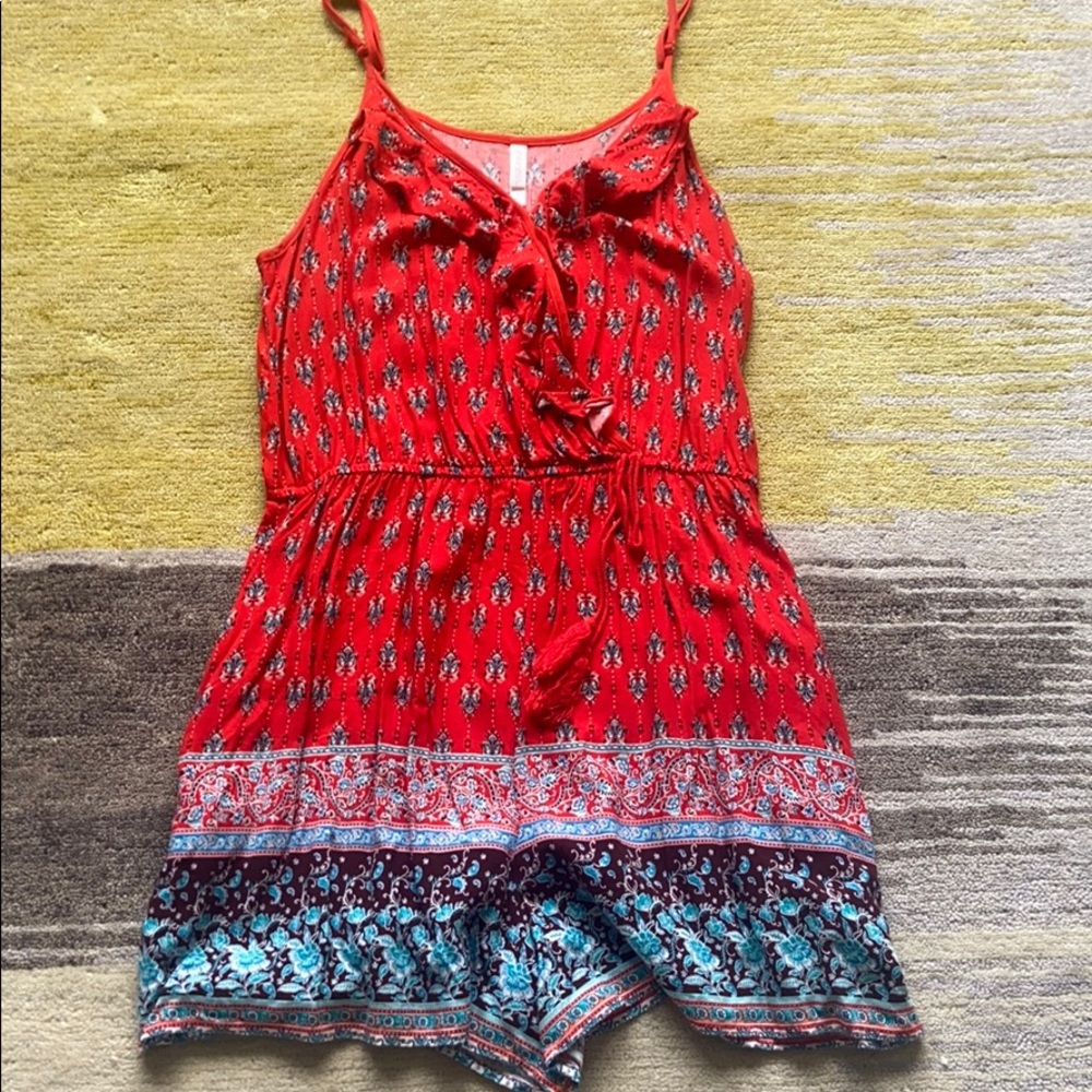 Boho Print Romper